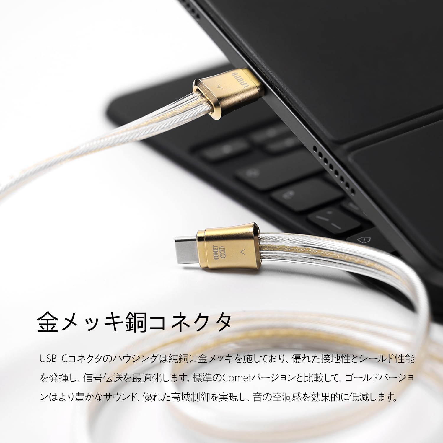 Amazon.co.jp: ddHiFi TC19CC ゴールド ケーブル デジタル信号 OTG